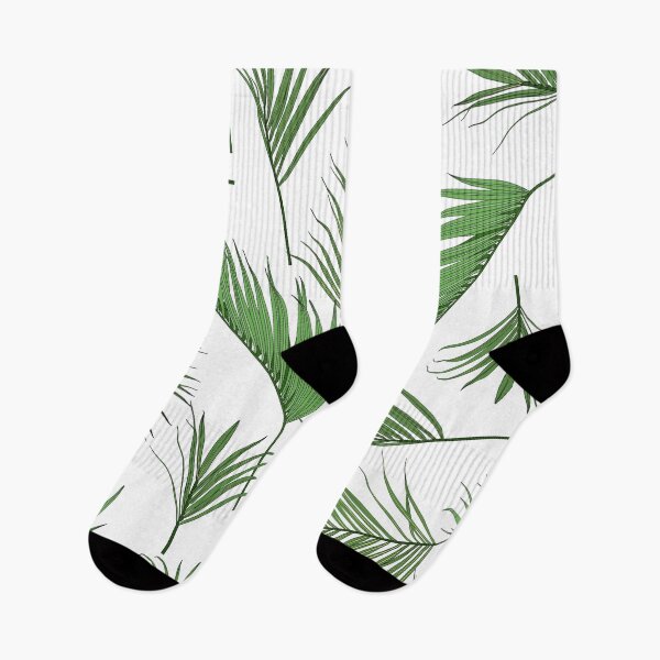 Item preview, Green coconut palm leaves by hand drawing and sketch with line-art. designed and sold by MatyKotiv.
