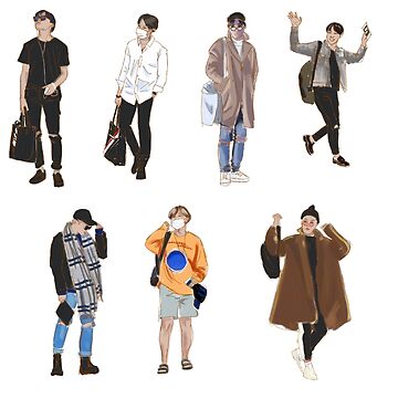 Day 7: Jhope airport fashion