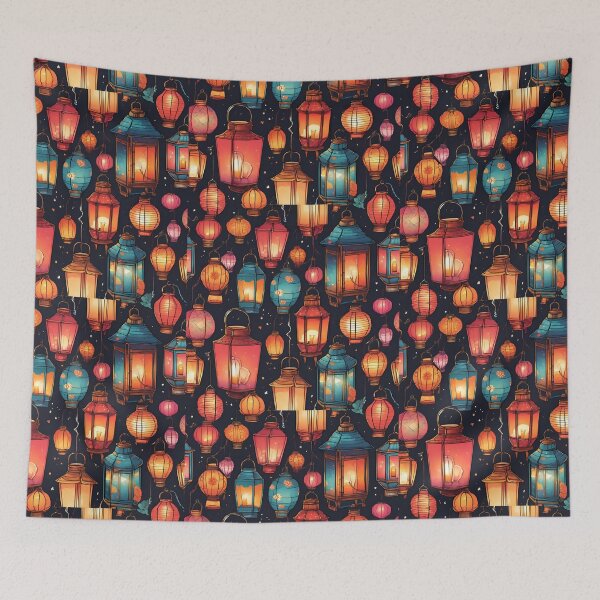 Item preview, Bright & Colorful Lanterns: Festive Prints to Light Up Your Space designed and sold by stxaris.