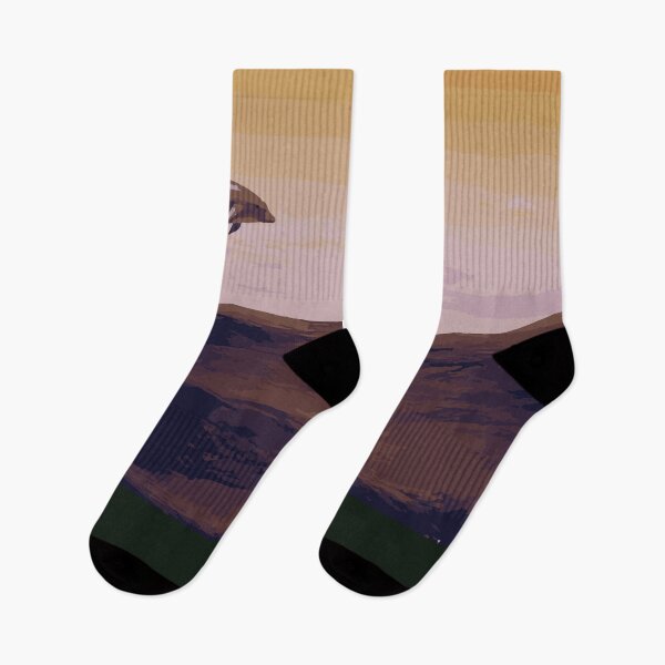 Item preview, Dolphin Illustration - Yellow Sunset designed and sold by OG-Graphics.