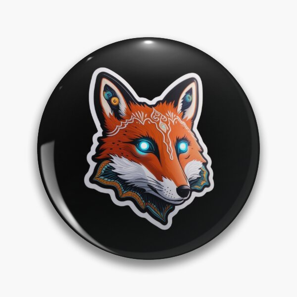 Item preview, Red Fox with shiny blue eyes  designed and sold by AlinaSCorner.