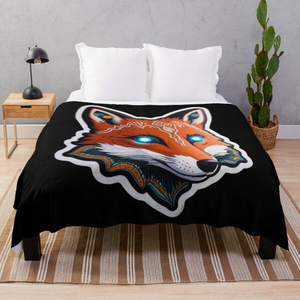 Item preview, Red Fox with shiny blue eyes designed and sold by AlinaSCorner.