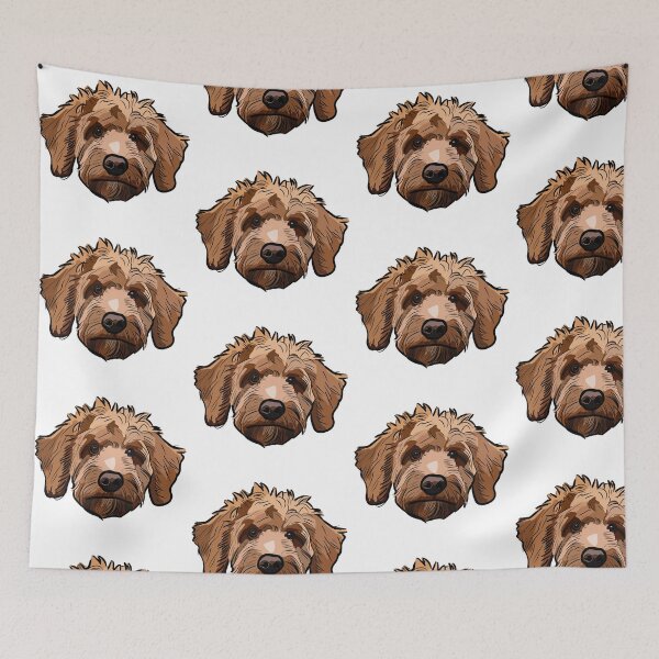 Item preview, Labradoodle Dog designed and sold by smooshpaw.