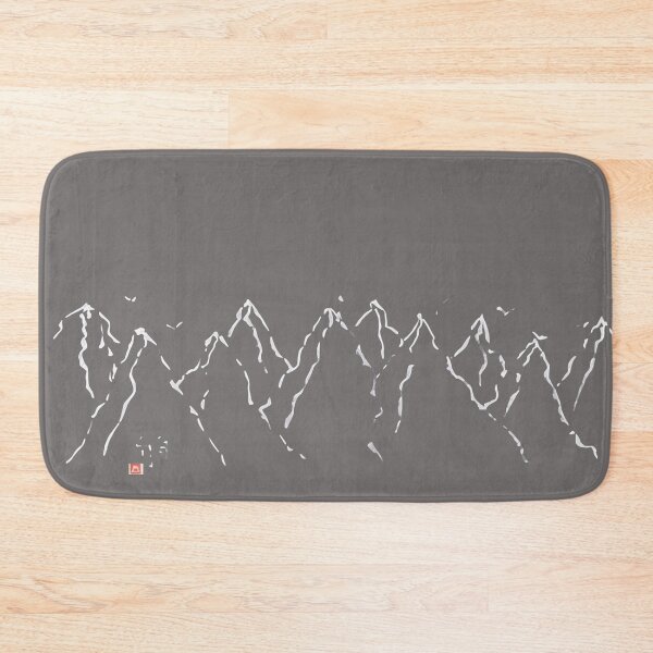 Item preview, Calligraphy: Mountain range designed and sold by nature. electrified..