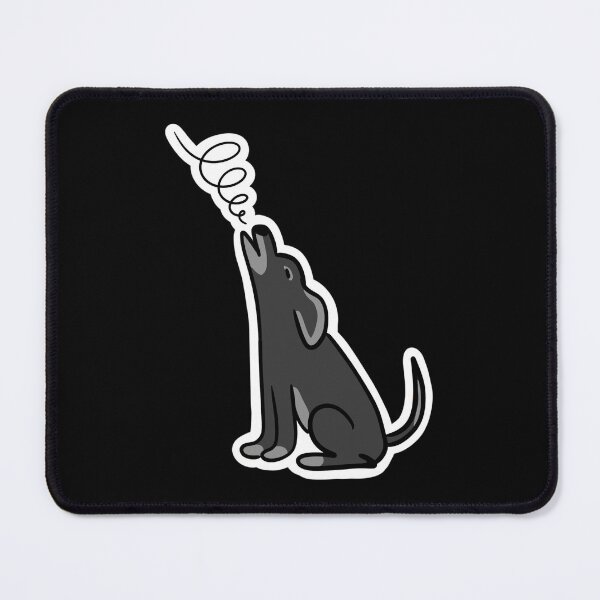 Item preview, Black Dog Howling designed and sold by smooshpaw.