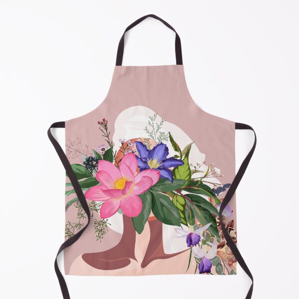 Item preview, Cute illustration of a woman with flowers head. designed and sold by MatyKotiv.