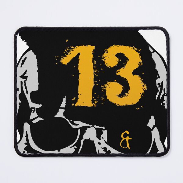 Item preview, black cat skull skull 13 number misfortune bad luck old school 1701 S designed and sold by Achille3777.