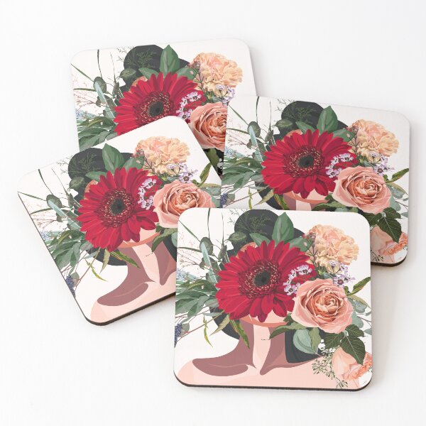Item preview, Cute illustration of a woman with flowers head. designed and sold by MatyKotiv.
