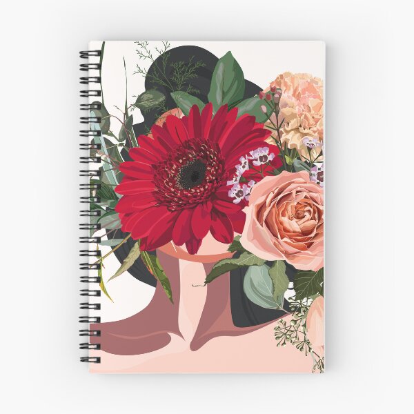 Item preview, Cute illustration of a woman with flowers head. designed and sold by MatyKotiv.