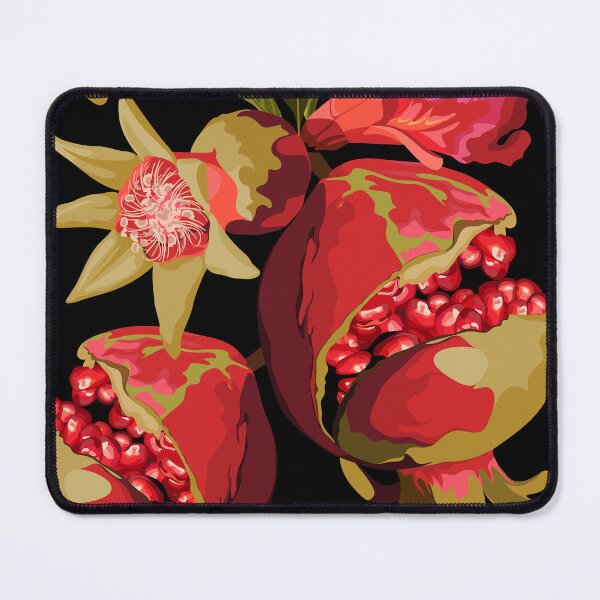 Item preview, Pomegranate fruits on black background. designed and sold by MatyKotiv.