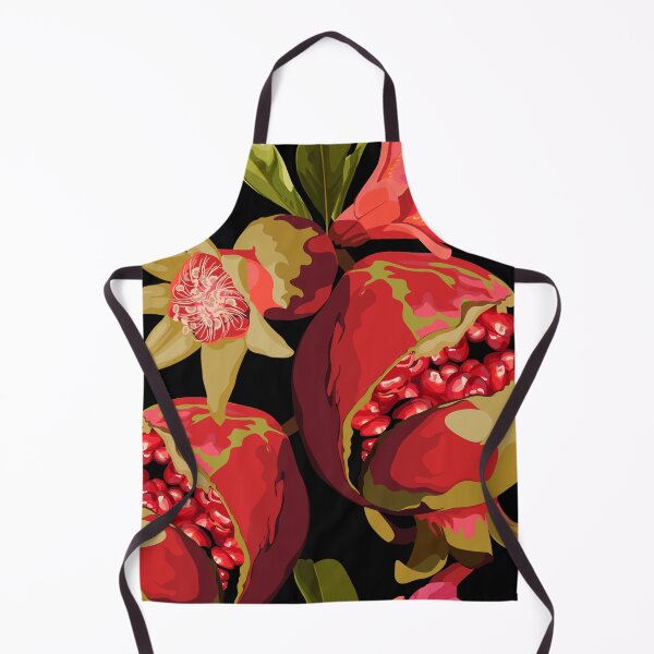 Item preview, Pomegranate fruits on black background. designed and sold by MatyKotiv.