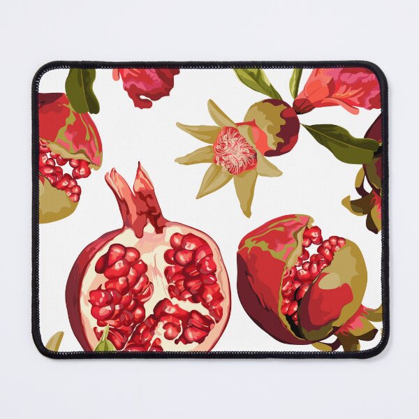 Item preview, Pomegranate fruits on white background. designed and sold by MatyKotiv.