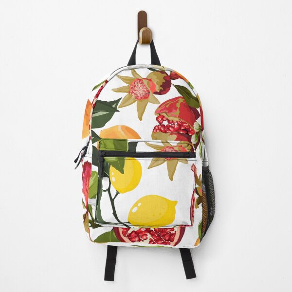 Item preview, Exotic Background with Pomegranate, Orange, Lemon and Flowers. designed and sold by MatyKotiv.