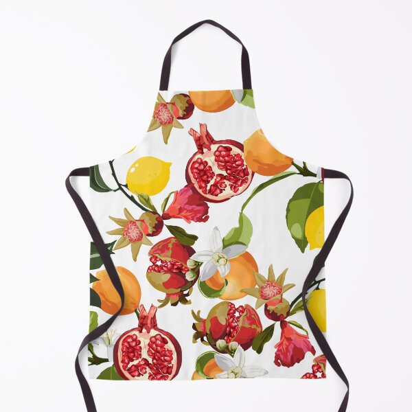 Item preview, Exotic Background with Pomegranate, Orange, Lemon and Flowers. designed and sold by MatyKotiv.