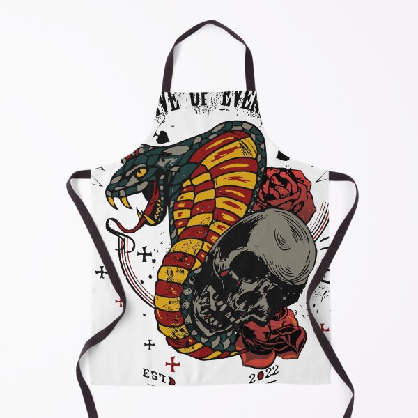 Item preview, Tattoo snake skull cobra never give up 2711 A designed and sold by Achille3777.