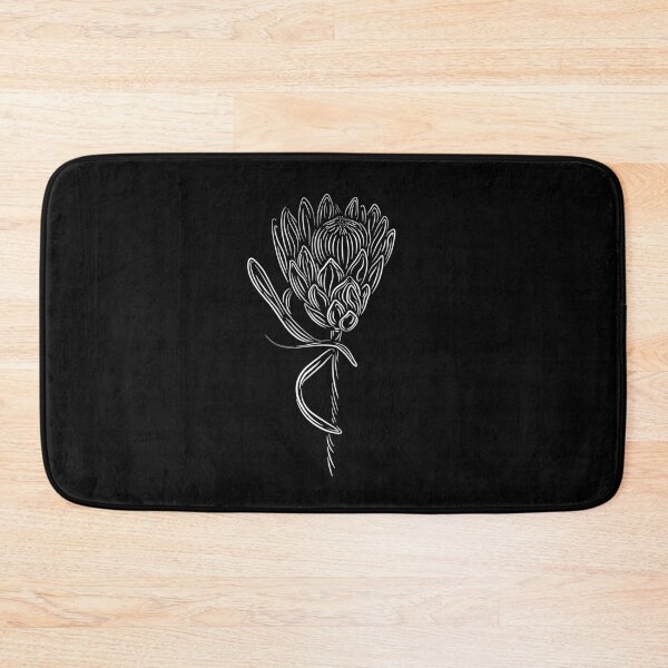 Item preview, White Protea - Straight  designed and sold by Onyx Swan Art.