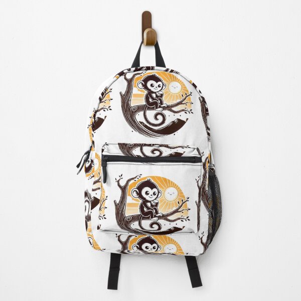 Item preview, cute Monkey, monkey tree, artoon monkey designed and sold by TrueArtVibes.