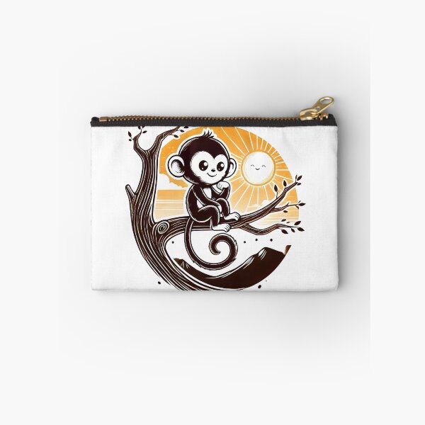 Item preview, cute Monkey, monkey tree, artoon monkey designed and sold by TrueArtVibes.