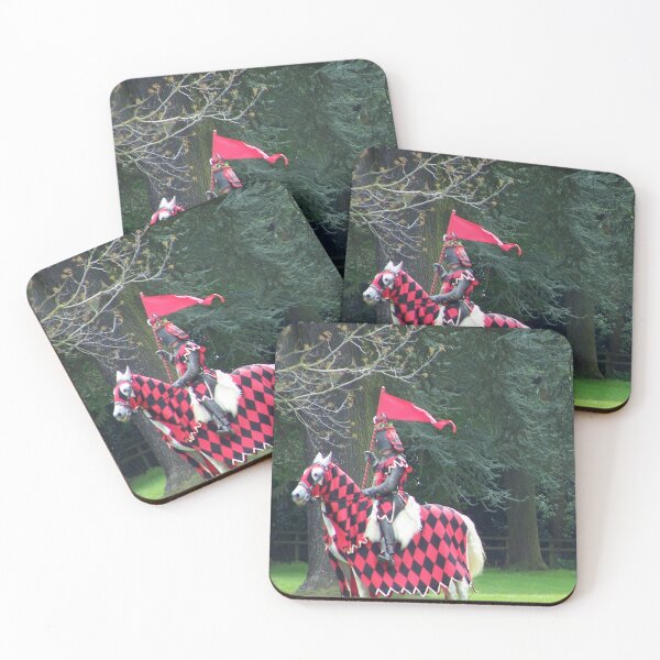 Item preview, Knight in red and black  designed and sold by Geoffrey & Michelle  Thomson.