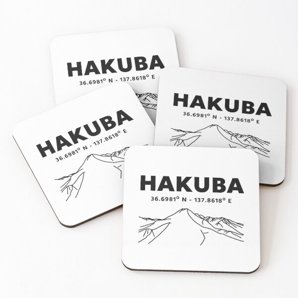 Item preview, HAKUBA GPS Japan Northern Alps - Black | Nagano Hakuba Hokkaido Niseko Snowboard Snowboarding Japow Powder Snow designed and sold by PawaPotto.