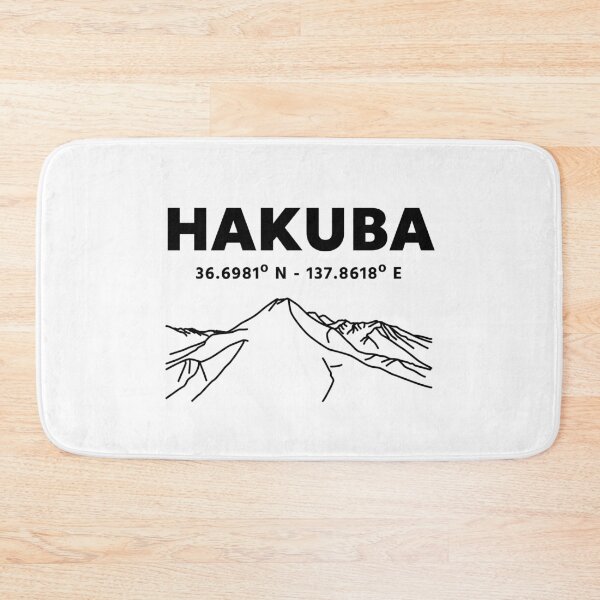 Item preview, HAKUBA GPS Japan Northern Alps - Black | Nagano Hakuba Hokkaido Niseko Snowboard Snowboarding Japow Powder Snow designed and sold by PawaPotto.