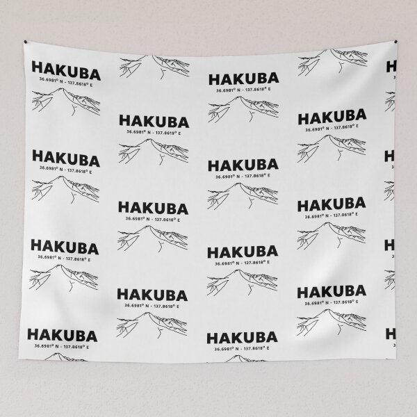 Item preview, HAKUBA GPS Japan Northern Alps - Black | Nagano Hakuba Hokkaido Niseko Snowboard Snowboarding Japow Powder Snow designed and sold by PawaPotto.