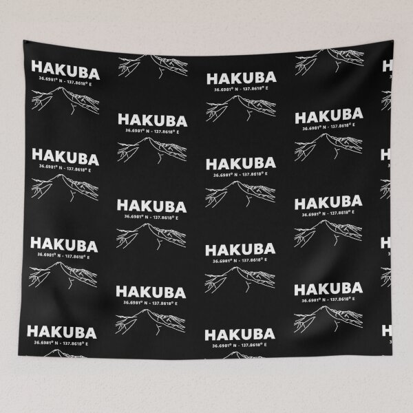 Item preview, HAKUBA GPS Japan Northern Alps - White | Nagano Hakuba Hokkaido Niseko Snowboard Snowboarding Japow Powder Snow designed and sold by PawaPotto.