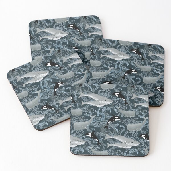 Item preview, Beautiful Ocean Giants Desaturated Pattern designed and sold by micklyn.