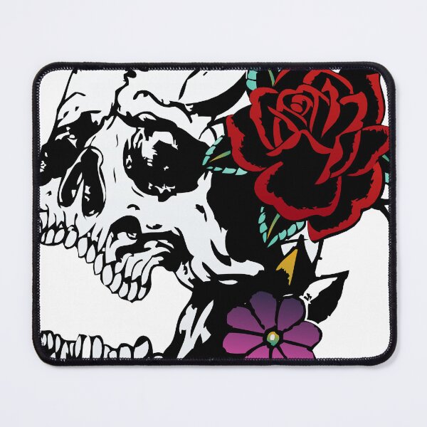 Item preview, skull rose flower death's head old school tattoo fantasy 302 P designed and sold by Achille3777.