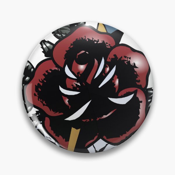 Item preview, skull dagger old school flower rose knife dagger blood pierced 2710 B designed and sold by Achille3777.