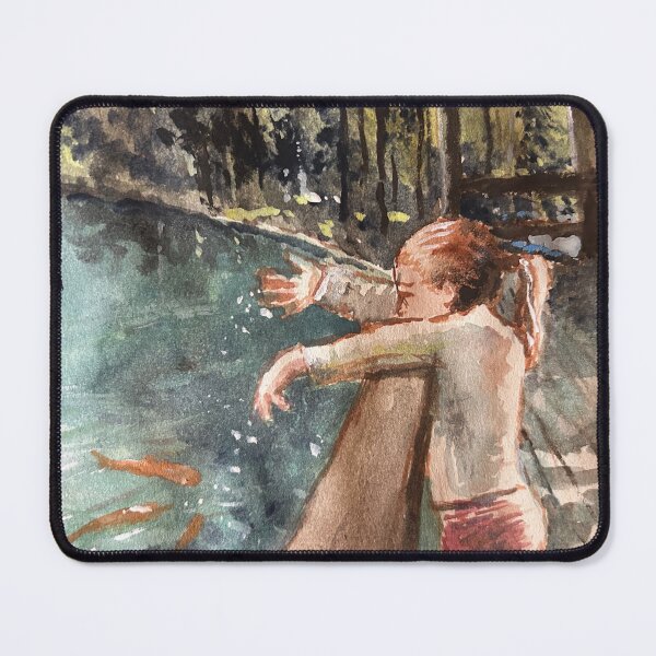 Item preview, Feeding The Koi designed and sold by TheArtCave.