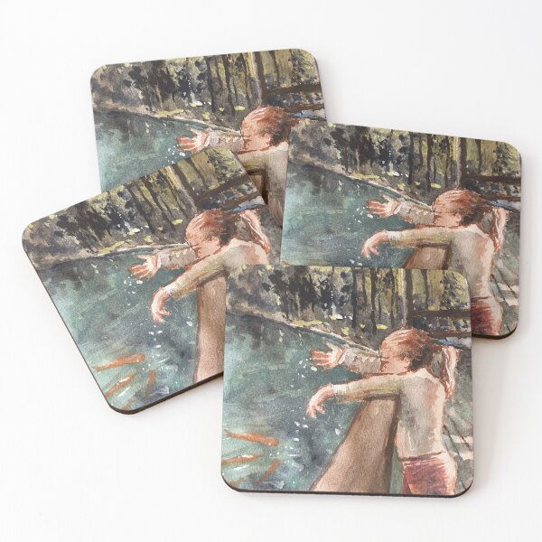 Item preview, Feeding The Koi designed and sold by TheArtCave.