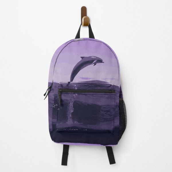 Item preview, Dolphin Illustration - Purple Sunset designed and sold by OG-Graphics.