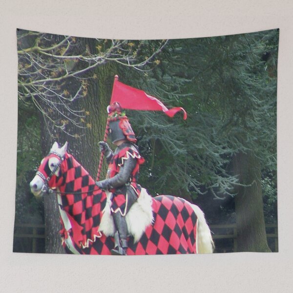 Item preview, Knight in red and black  designed and sold by Geoffrey & Michelle  Thomson.