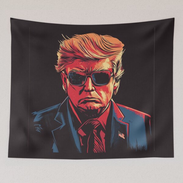 Item preview, The Most Famous Donald Hairstyle Vintage Retro Art designed and sold by GrinGalore.