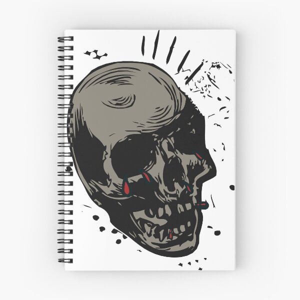 Item preview, skull vintage old school halloween 2501 T designed and sold by Achille3777.
