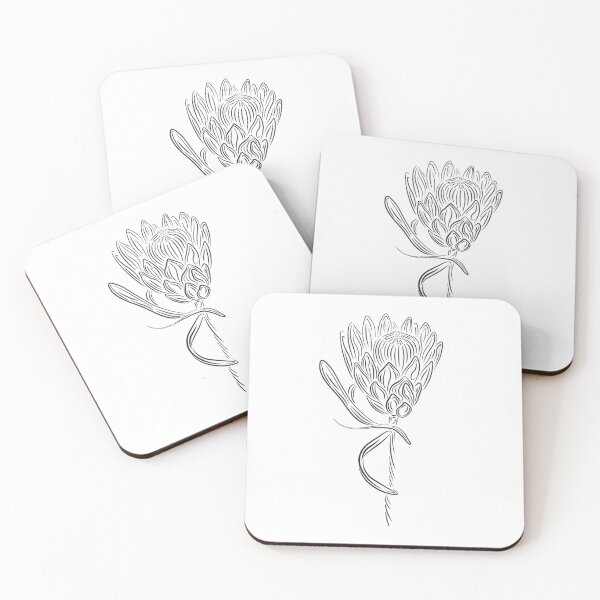 Item preview, Black Protea - Straight designed and sold by Onyx Swan Art.