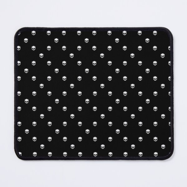 Item preview, Minimal Polkadot Skull plaid, Retro Black & White Geometric Pattern with Rockabilly vibes designed and sold by RedFinchDesigns.