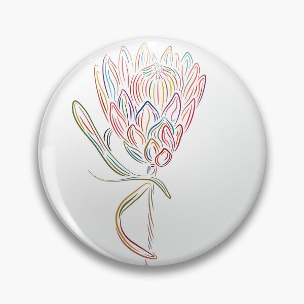 Item preview, Late-Autumn Protea designed and sold by Onyx Swan Art.