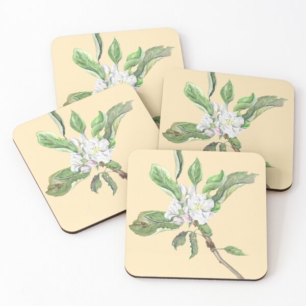 Item preview, Sweet apple blossom (old parchment) designed and sold by Naomi-Bulger.