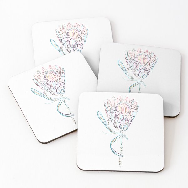 Item preview, Early Winter Protea designed and sold by Onyx Swan Art.
