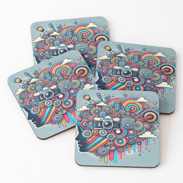 Item preview, A colorful riot of modern creativity designed and sold by FotoworldEdel.