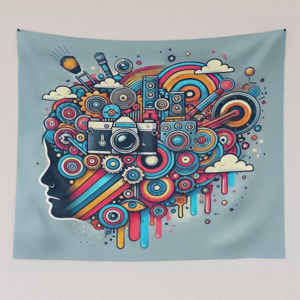 Item preview, A colorful riot of modern creativity designed and sold by FotoworldEdel.
