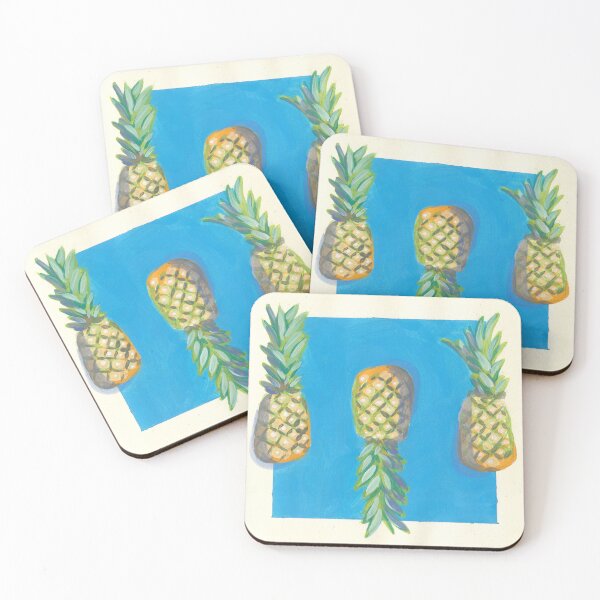 Artikelvorschau, Pineapple on blue entworfen und verkauft von itzenplitz.