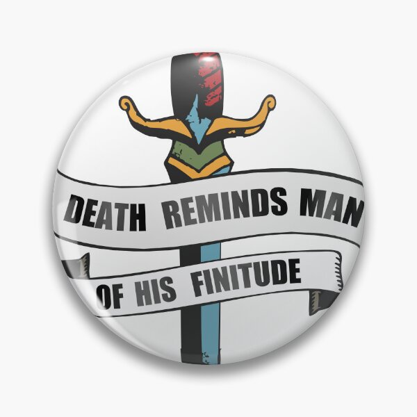 Item preview, dagger death reminds man knife of his finitu dagger quote 1111 P designed and sold by Achille3777.