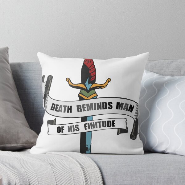 Item preview, dagger death reminds man knife of his finitu dagger quote 1111 P designed and sold by Achille3777.