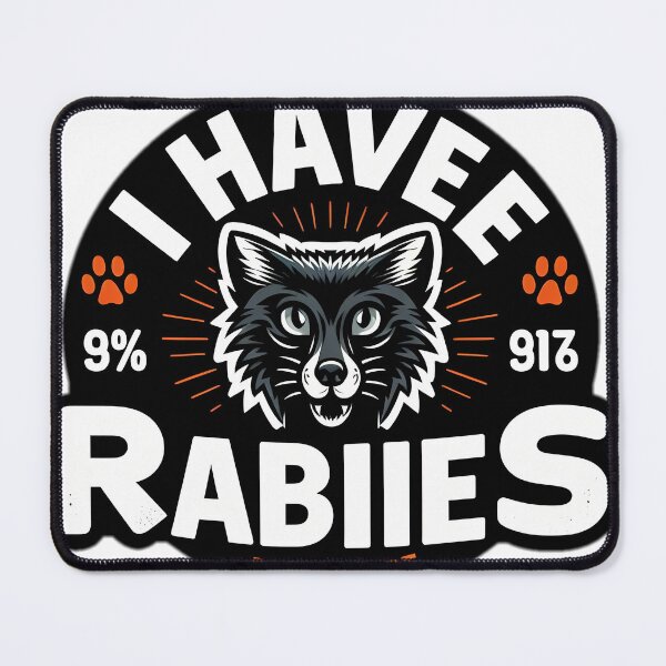 Item preview, I Have Rabies Sticker designed and sold by NCNGDESIGN.