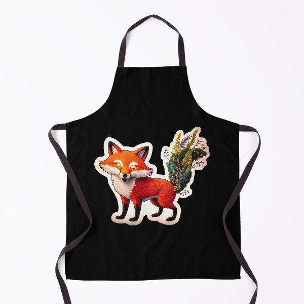 Item preview, Red Fox with Glowing Eyes and bouquet of flowers as tail designed and sold by AlinaSCorner.