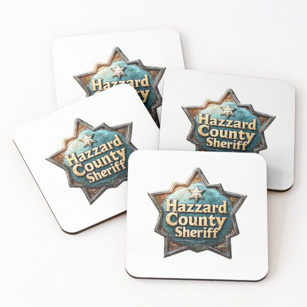 Item preview, Hazzard County Sheriff: Drive Fast, Drink Coffee, and Hold the Badge High! designed and sold by Ignorant-Artist.