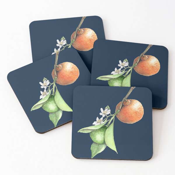 Item preview, Darling clementine (inky blue) designed and sold by Naomi-Bulger.
